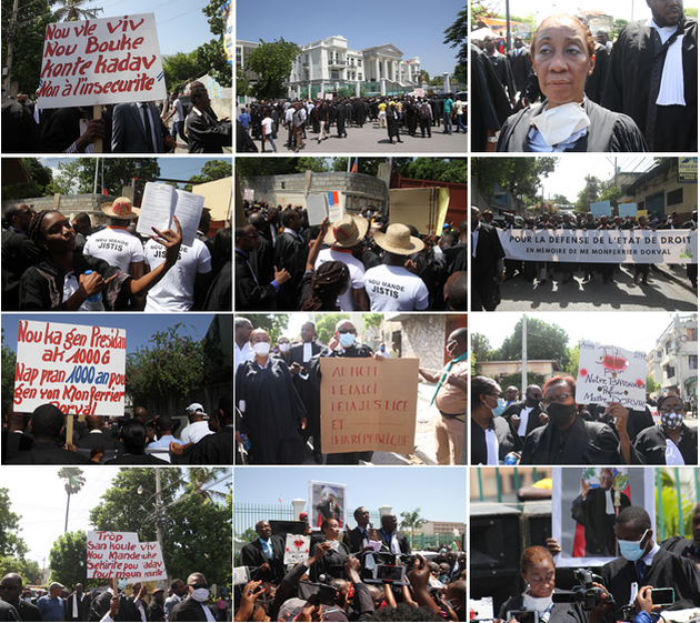 La marche des avocats en images